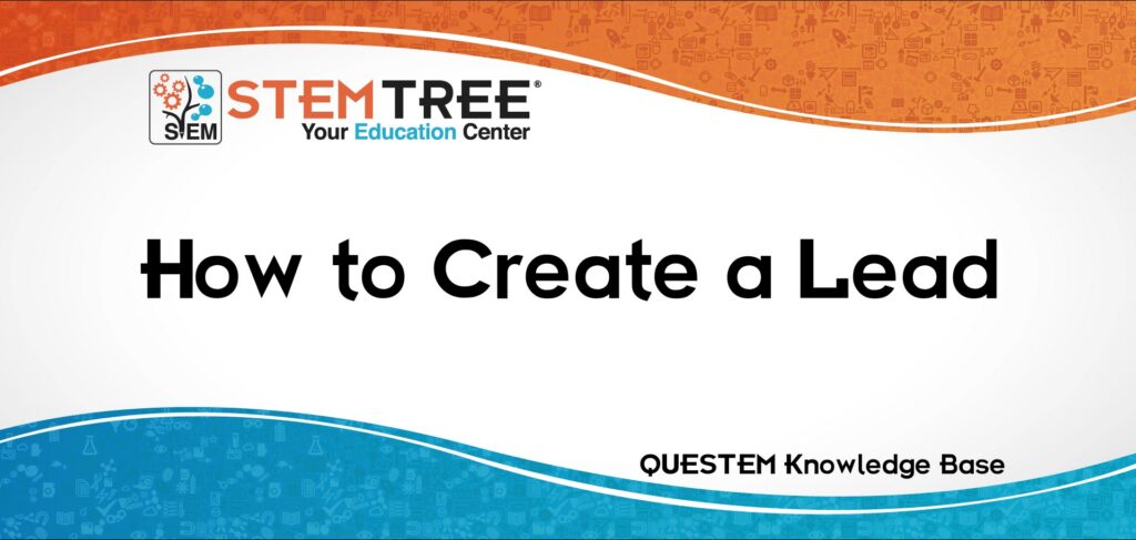 QUESTEM Create A Lead