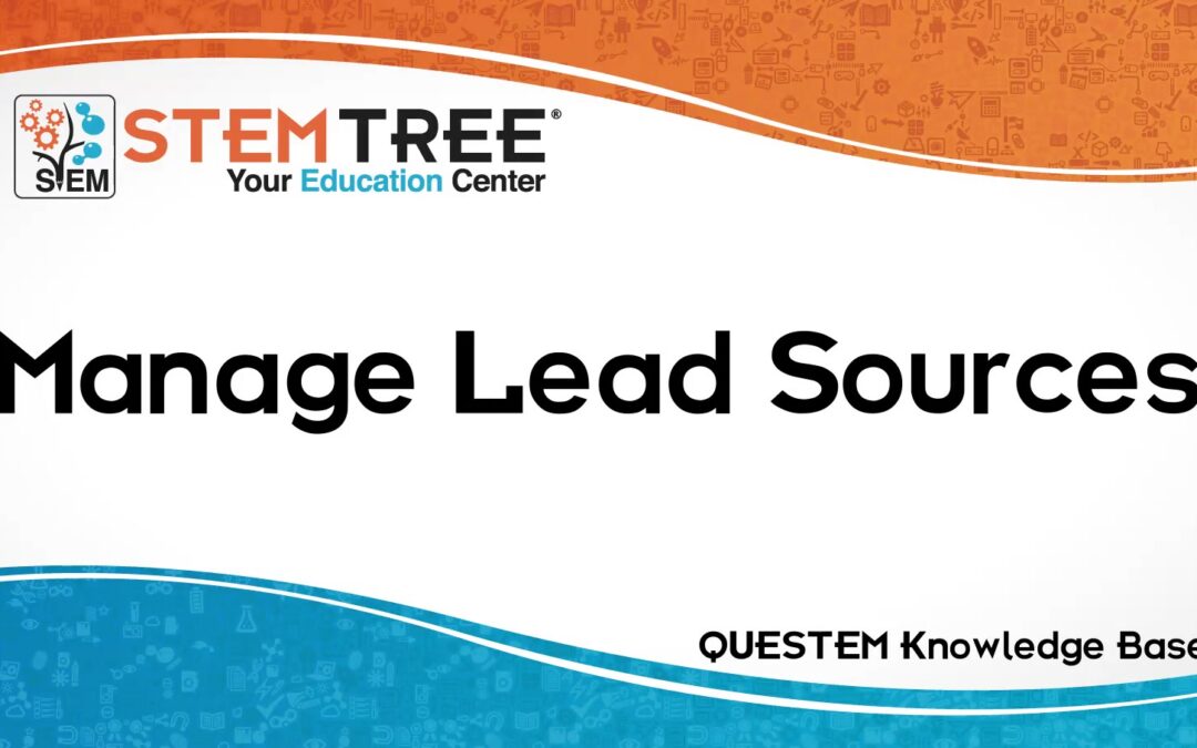 QUESTEM Manage Lead Sources
